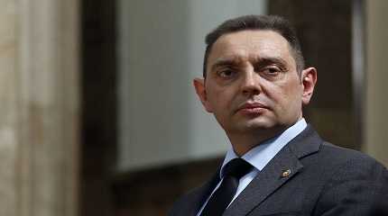 Serbian Interior Minister Aleksandar Vulin