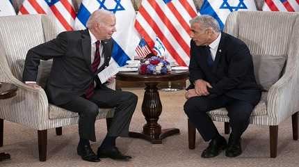 Joe Biden and Yair Lapid