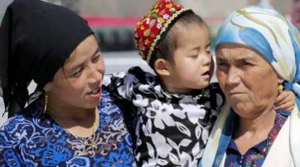 Xinjiang Uyghur women