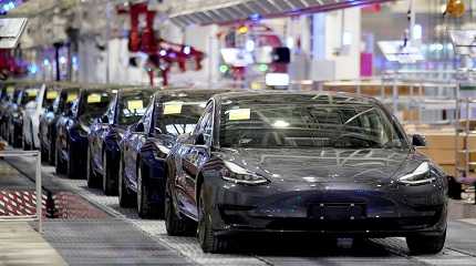 Tesla China-made Model 3 vehicles 