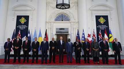 Joe Biden with Pacific Island leaders