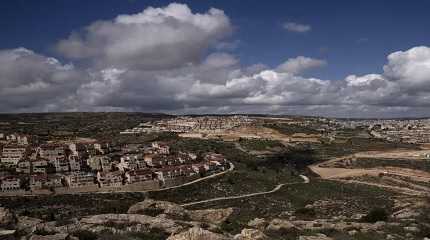 general view of the West Bank