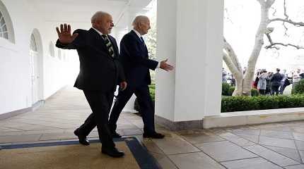 Joe Biden and Luiz Inacio Lula da Silva