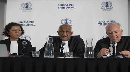 Ukraine Judges Priya Pillai, Zak Yacoob and Stephen Rapp