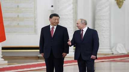 Xi Jinping and Vladimir Putin