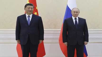 Xi Jinping and Vladimir Putin