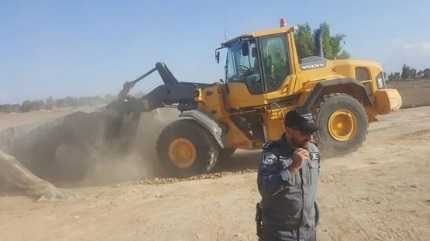 Demolishing Palestinian village