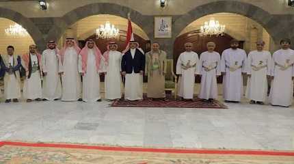 Saudi, Yemen and Omani delegates