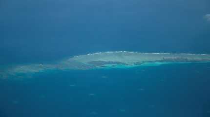 aerial view shows the BRP Sierra Madre