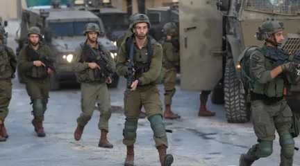 Israeli security forces in west bank