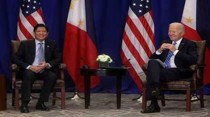 Joe Biden with Ferdinand Romualdez Marcos