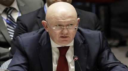 Russia's UN Ambassador Vasily Nebenzya