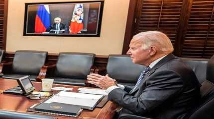 Joe Biden holds virtual talks with Vladimir Putin