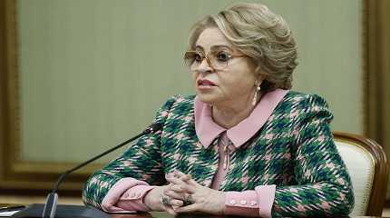 Russian Federation Council Chairperson Valentina Matviyenko