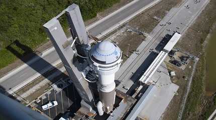 A United Launch Alliance Atlas V rocket with Boeing’s CST-100 Starliner spacecraft