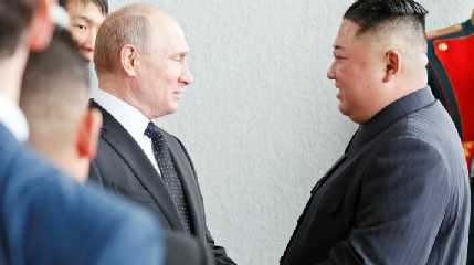 Putin and Kim Jong Un