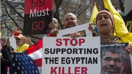 Egypt Human rights protest