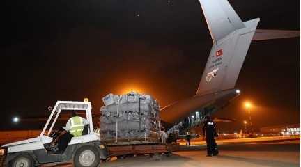 Turkish relief goods for Pakistan flood victims
