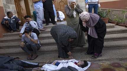 relatives killed in the Israeli bombardment