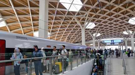 Halim Station in Jakarta, Indonesia