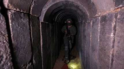 tunnel underneath Al Shifa Hospital in Gaza