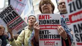 Anti-Zionist protest in London
