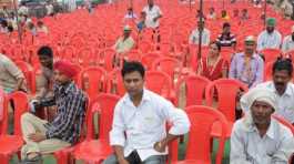  Empty chairs in Modi's ralley