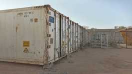 Food refrigerated containers hold corpses of alleged Islamic State fighters