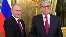 Vladimir Putin n Kassym-Jomart Tokayev