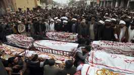 victims of Friday's suicide bombing in Pakistan
