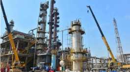 Petro chemical plant under construction