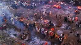 cremation of corona dead India