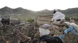 earthquake in Gayan village, in Paktika province, Afghanistan