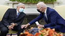 Joe Biden meets with Mexican President Andrés Manuel López