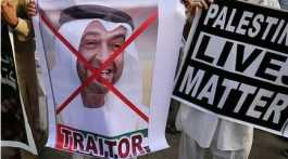 Protest againt Mohammed bin Zayed