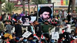 Followers of Shiite cleric Muqtada al-Sadr in Iraq
