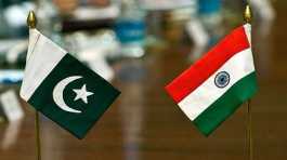 Pakistan, India flags