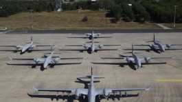 Fleet of Bayraktar Akinci drones