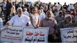 Palestinians protestfor gas rights in Gaza coast