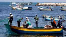 Gaza fishing boat