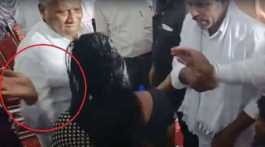 Karnataka minister assaulting woman