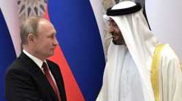 Vladimir Putin n Mohammed bin Zayed al-Nahyan