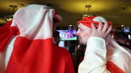 England fans at the Red Lion pub