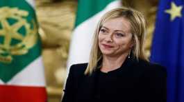 Italy's newly elected Prime Minister Giorgia Meloni