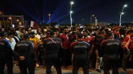 Qatari police restrict fans to enter in fan zone