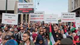 BDS Morocco protest for Israel participation in youth conference