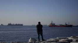 Russian tanker with crude oil
