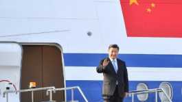 Xi Jinping arrives
