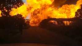 gas tanker explodes