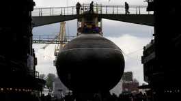 launching the diesel-electric submarine Rostov on Don